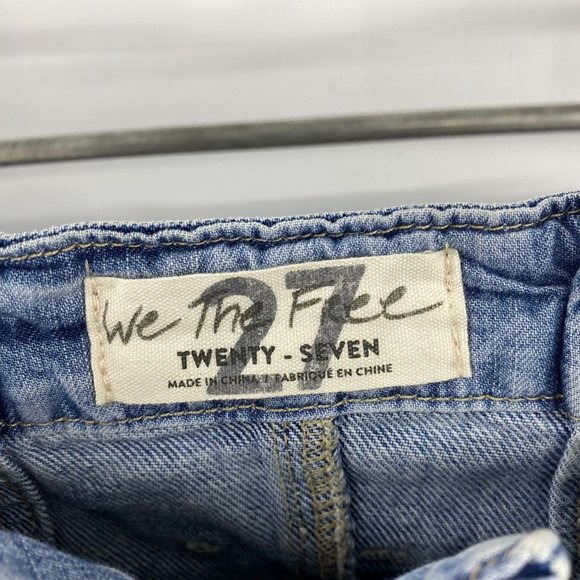 We The Free Denim Skirt 27 - Picture 4 of 11